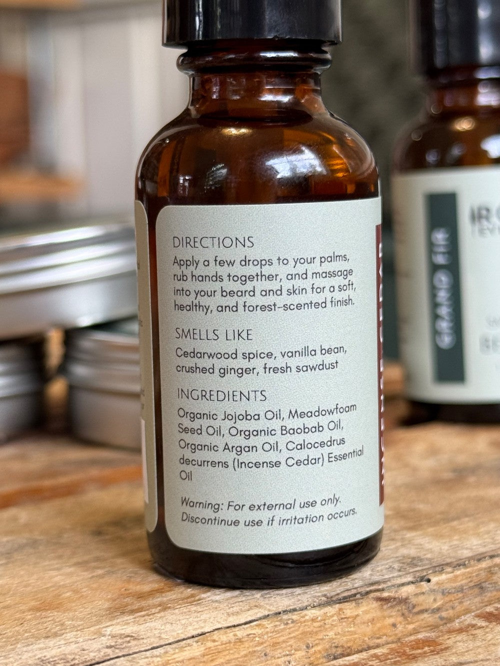 Incense Cedar Beard Oil