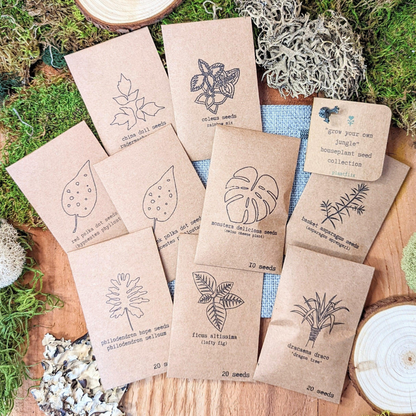"Grow your own Jungle" Houseplant Seed Collection