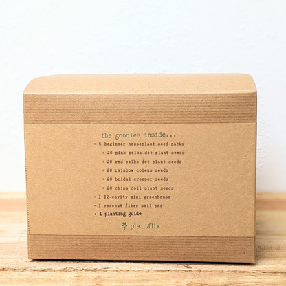 "Grow an Indoor Jungle" Houseplant Seed Kit