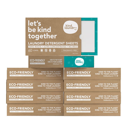Zero Waste Laundry Detergent Sheets (Fragrance-Free)