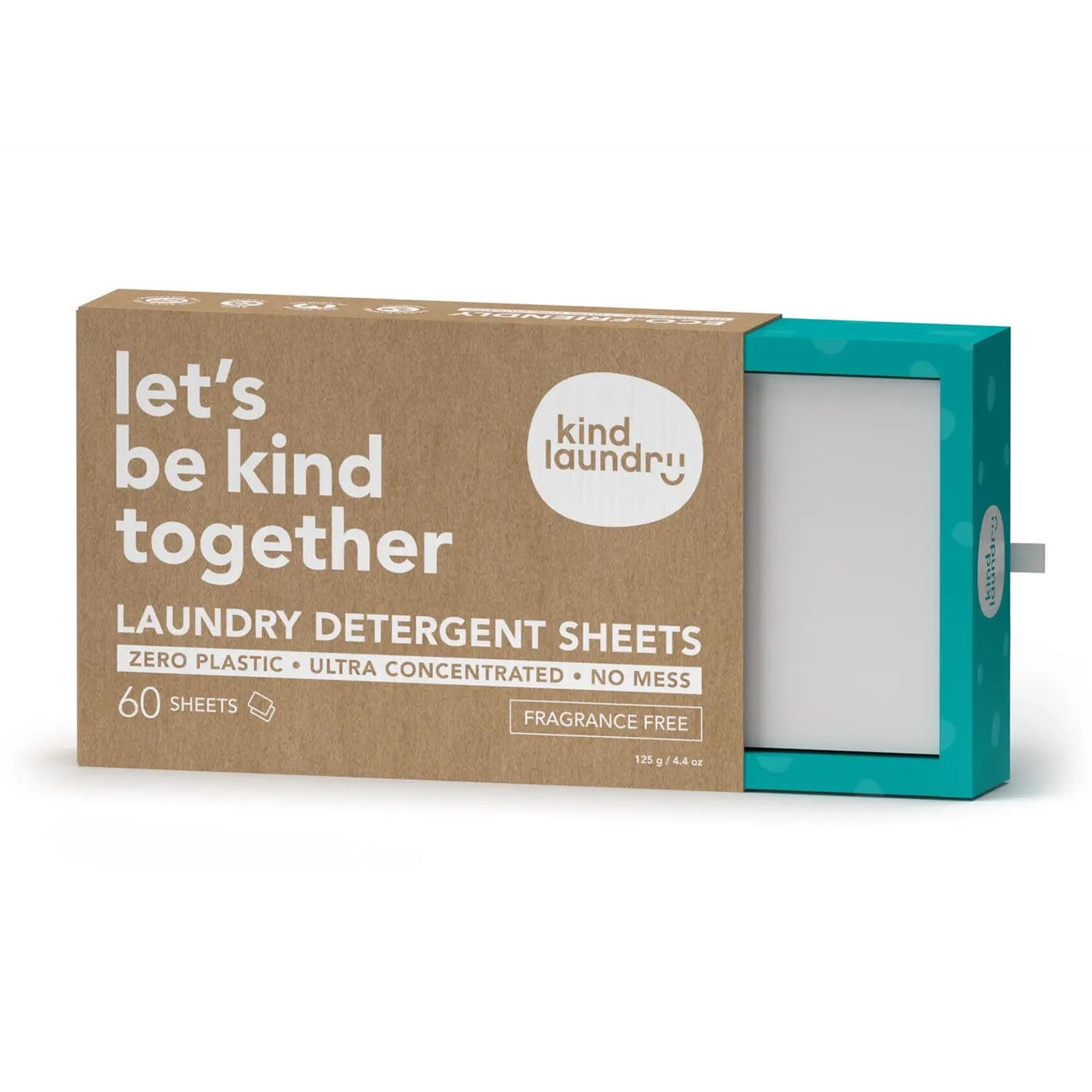 Zero Waste Laundry Detergent Sheets (Fragrance-Free)