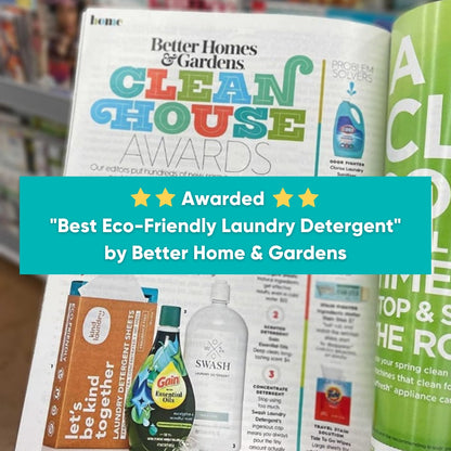 Zero Waste Laundry Detergent Sheets (Fragrance-Free)