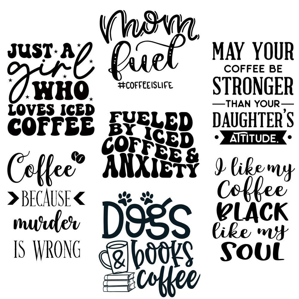 Coffee Lovers Laser Engraved Mason Jar Sleeves