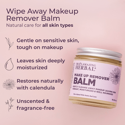 Make Up Remover Balm with Calendula, Fragrance Free