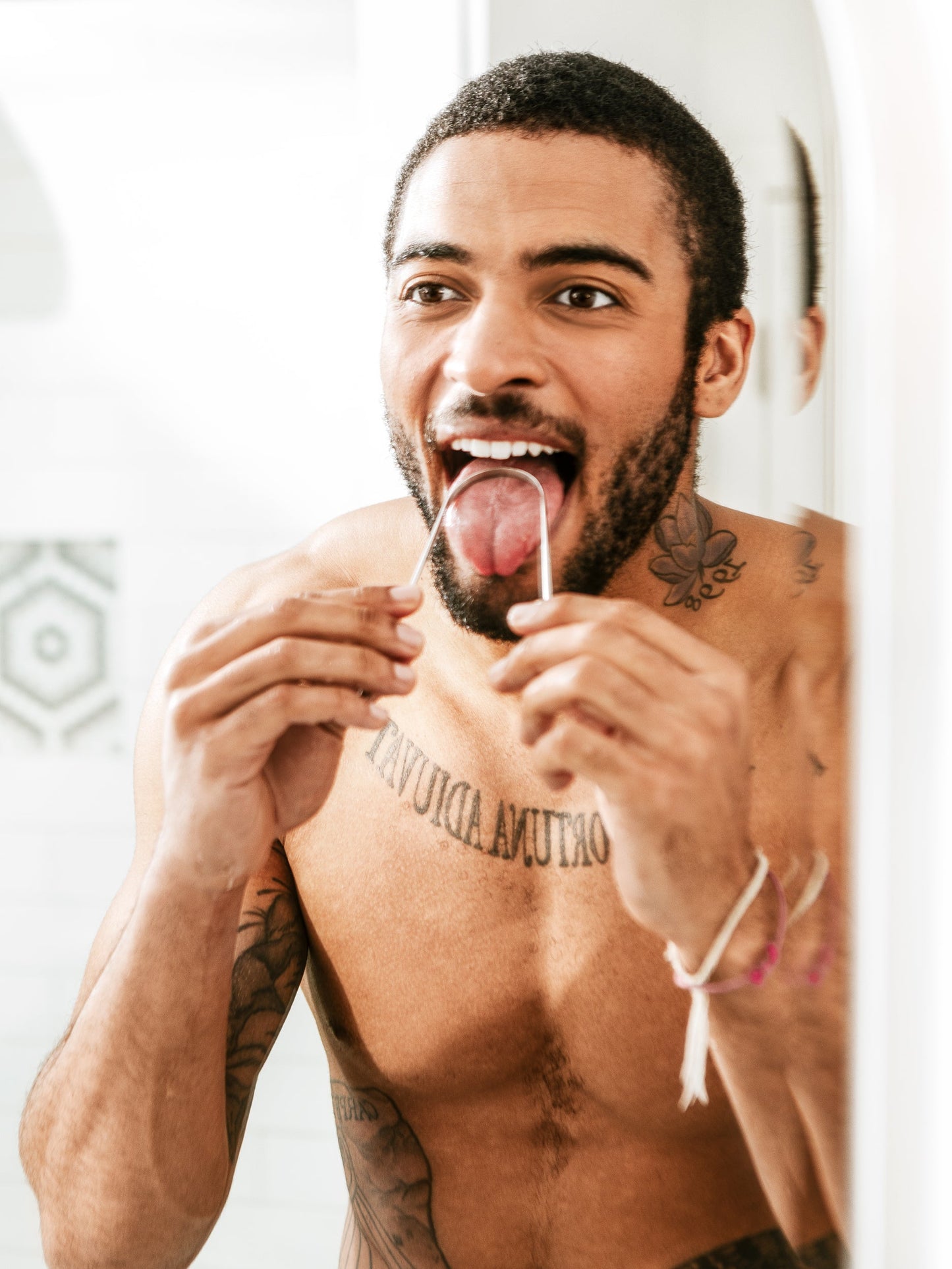 Stainless Steel Tongue Scraper