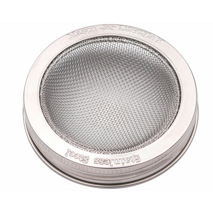 Curved Rust Proof Sprouting Lid and Band for Mason Jars
