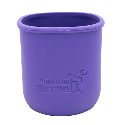 Silicone Sleeve for Regular Mouth Pint 16oz Mason Jars