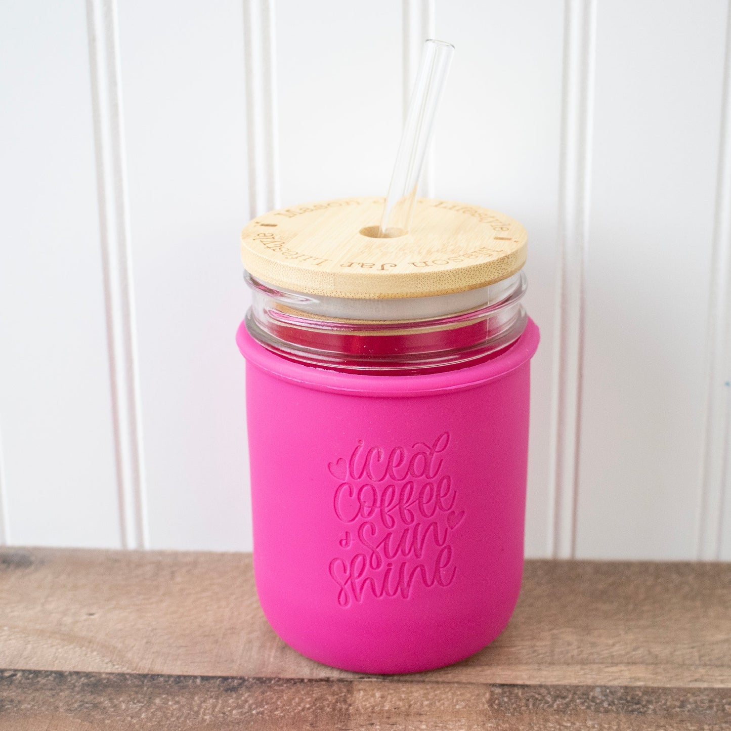 Summer Laser Engraved Mason Jar Sleeves