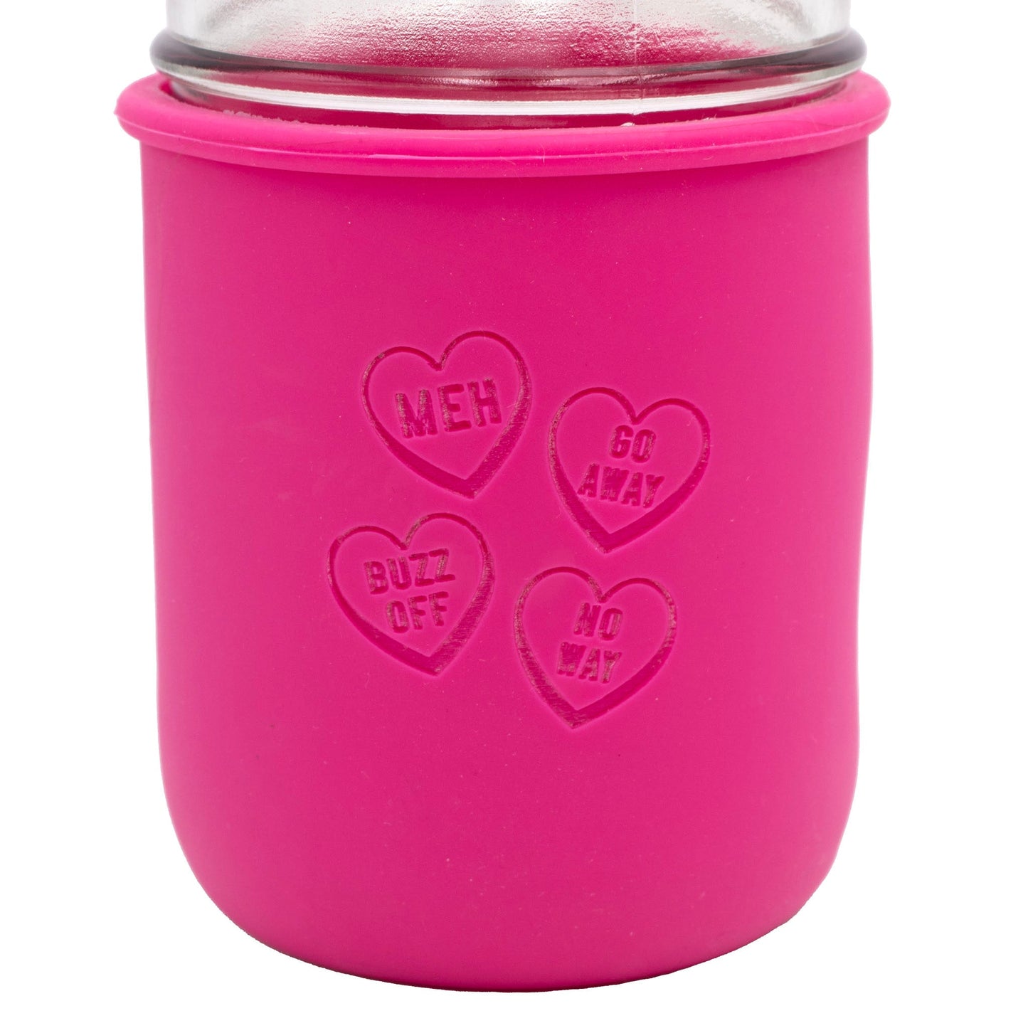Anti-Valentine's Day Laser Engraved Mason Jar Sleeves