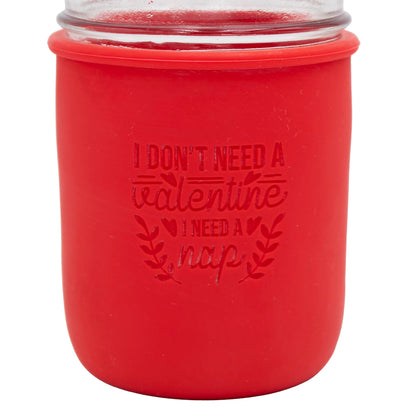 Anti-Valentine's Day Laser Engraved Mason Jar Sleeves