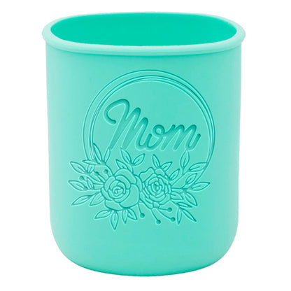 Laser Engraved Silicone Mason Jar Sleeves for Mom