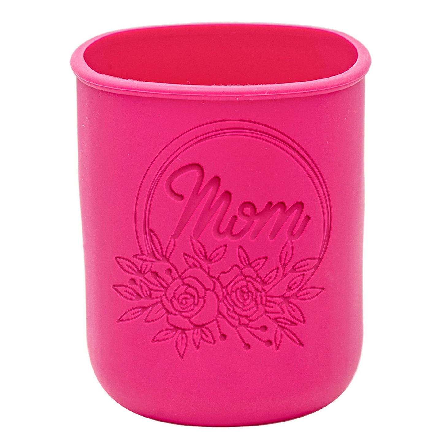 Laser Engraved Silicone Mason Jar Sleeves for Mom