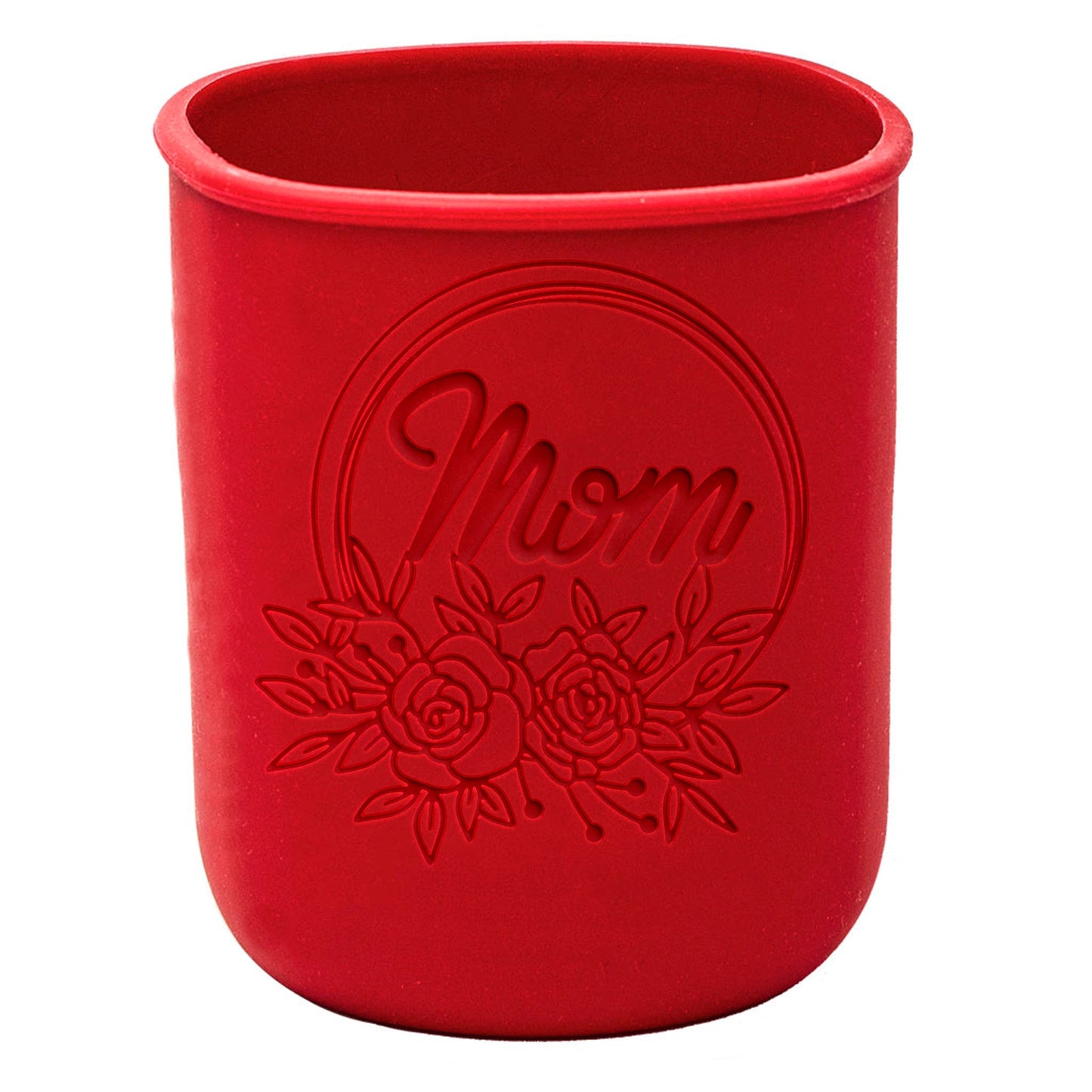 Laser Engraved Silicone Mason Jar Sleeves for Mom