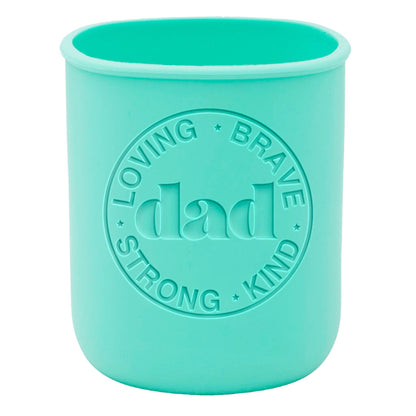 Laser Engraved Silicone Mason Jar Sleeves for Dad