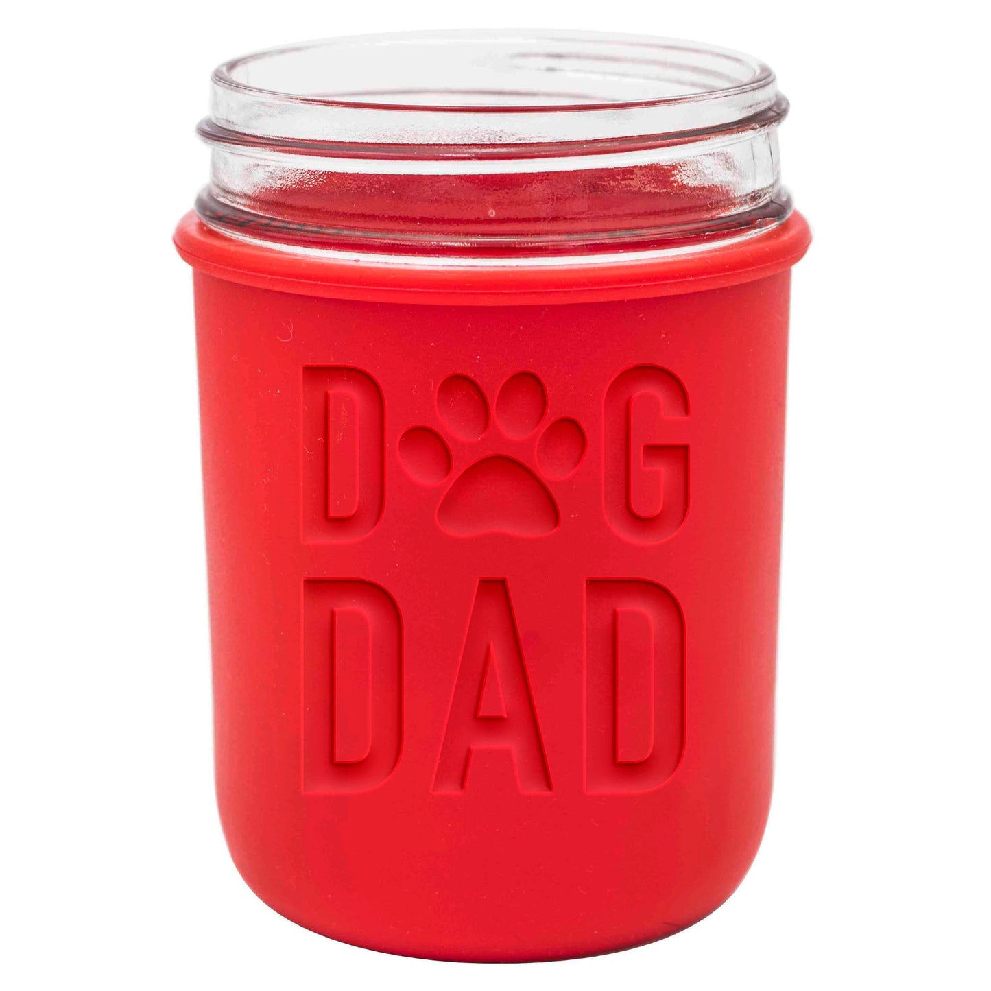 Laser Engraved Silicone Mason Jar Sleeves for Dad