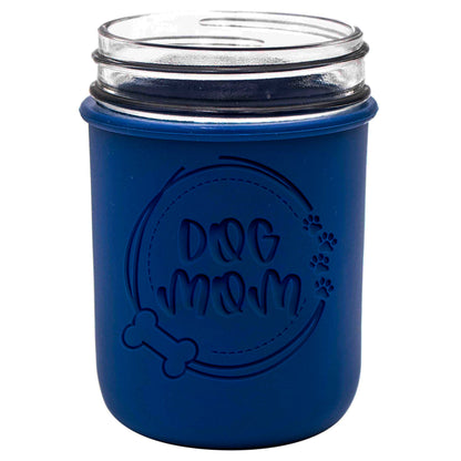 Laser Engraved Silicone Mason Jar Sleeves for Pet Lovers