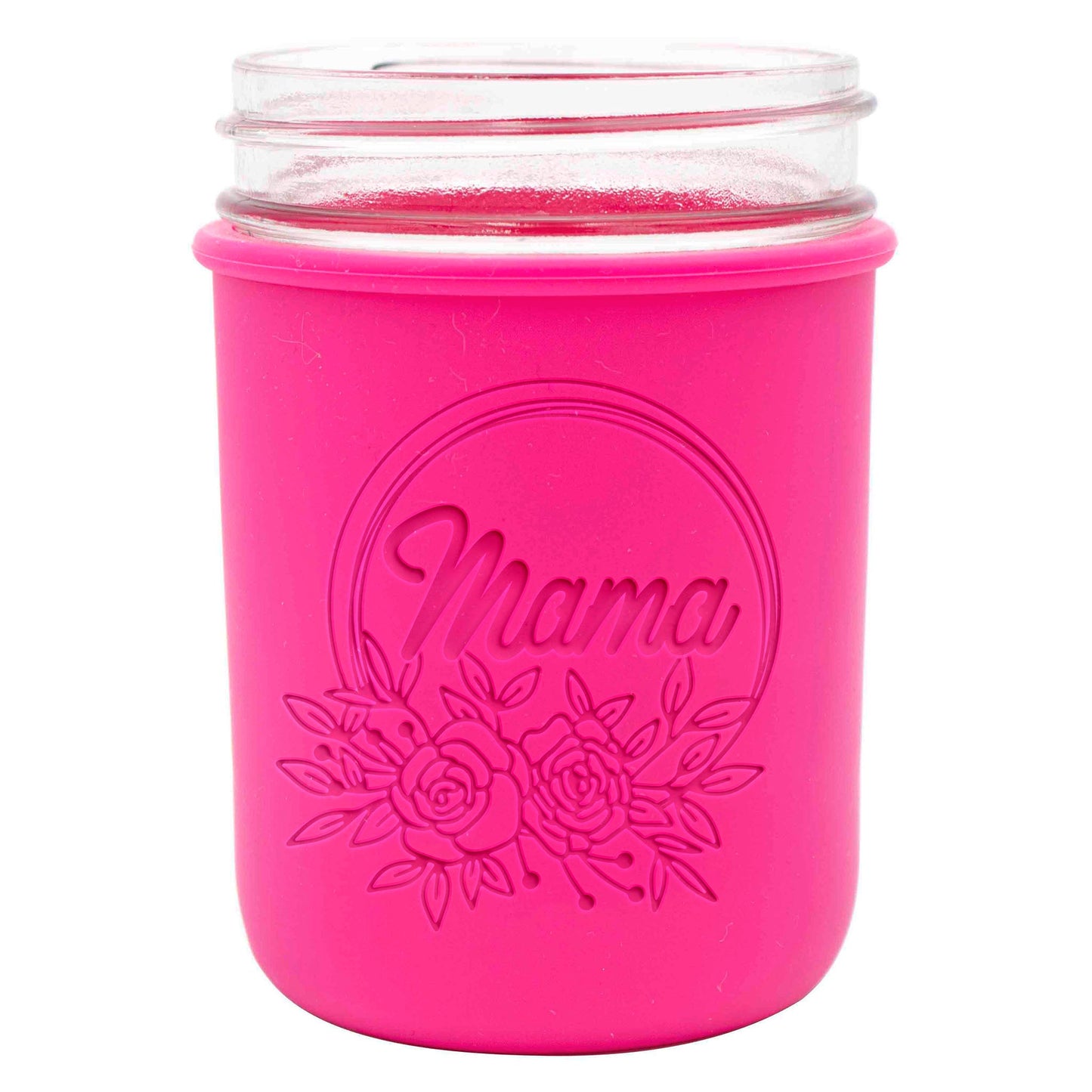 Laser Engraved Silicone Mason Jar Sleeves for Mom