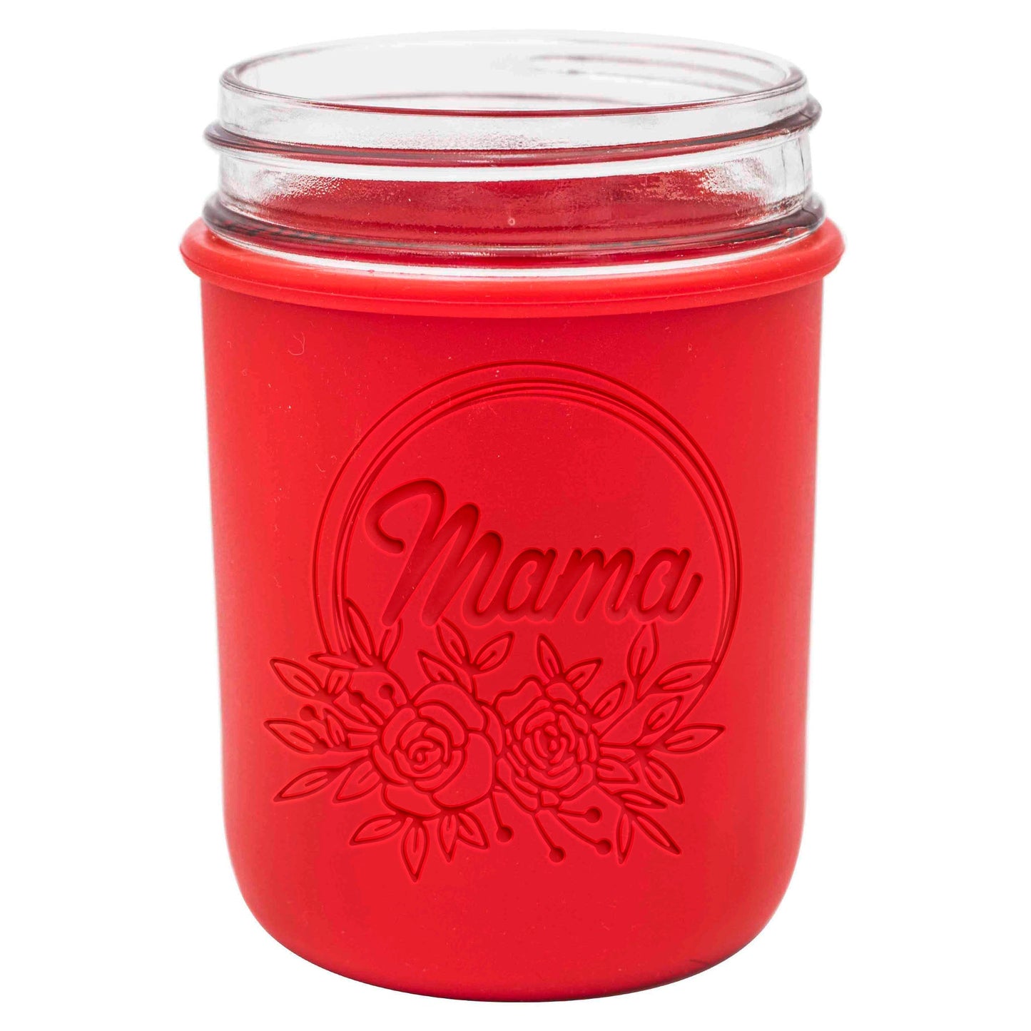 Laser Engraved Silicone Mason Jar Sleeves for Mom
