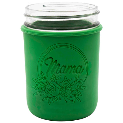 Laser Engraved Silicone Mason Jar Sleeves for Mom