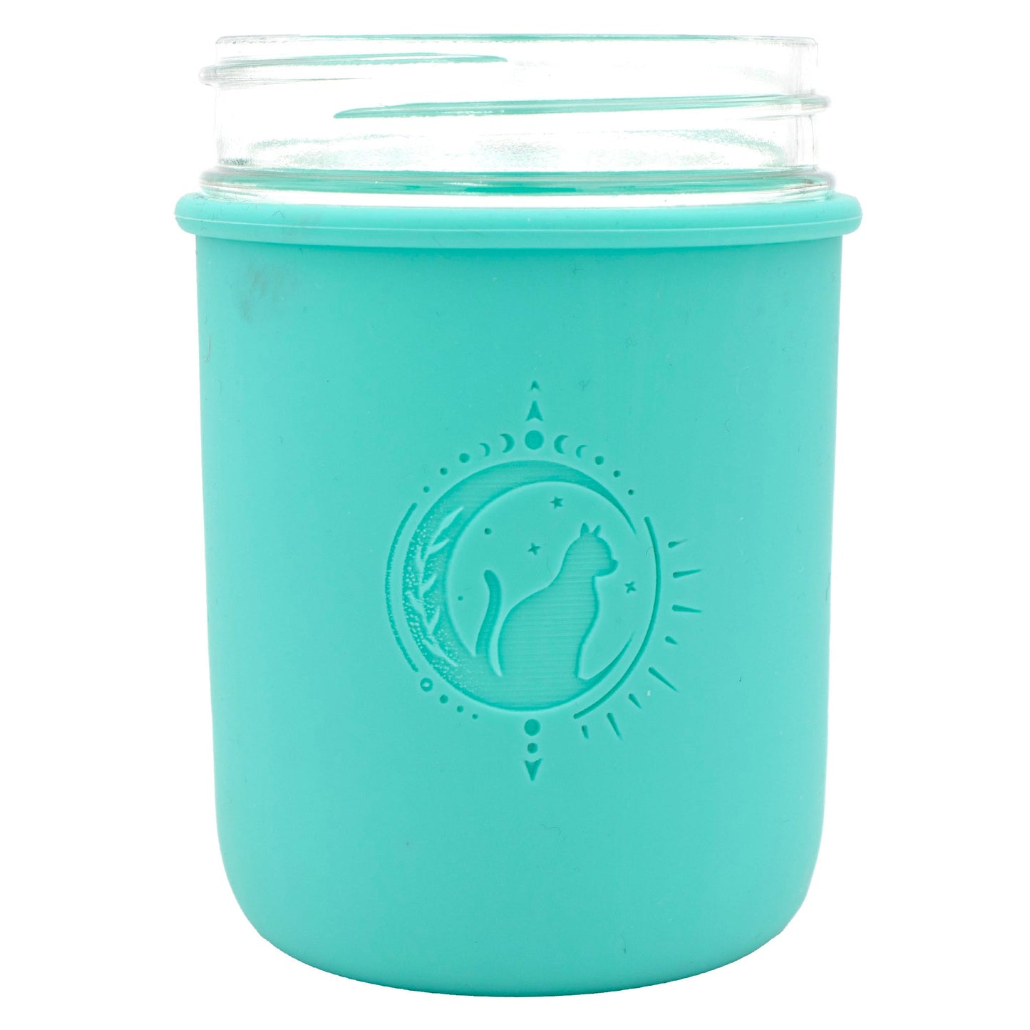 Lunar Laser Engraved Silicone Mason Jar Sleeves