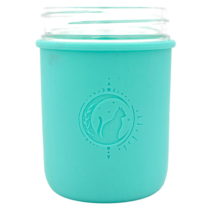 Lunar Laser Engraved Silicone Mason Jar Sleeves