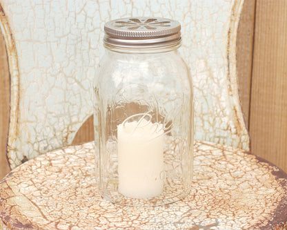 Hand-Cut Open Bottom Mason Jars for DIY Lighting, Pendants, & Crafts