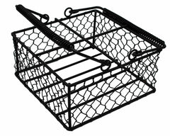 Chicken Wire Caddy for 4 Pint Mason Jars