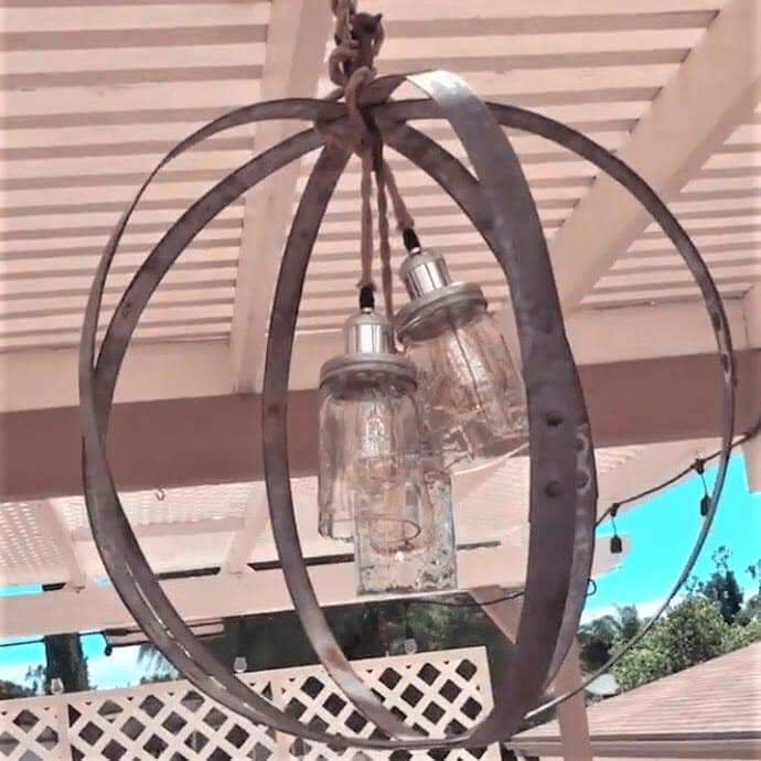 Hand-Cut Open Bottom Mason Jars for DIY Lighting, Pendants, & Crafts