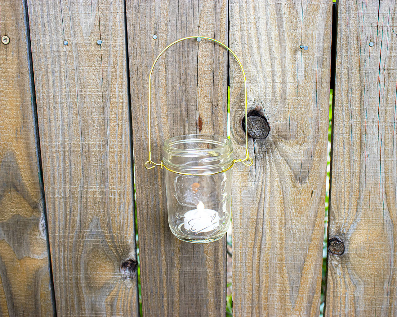 Gold Wire Handles for Mason Jars 6 Pack