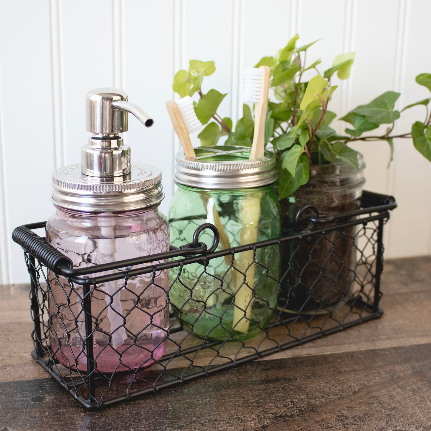 Mirror / Chrome Soap Pump Dispensers for Mason Jars