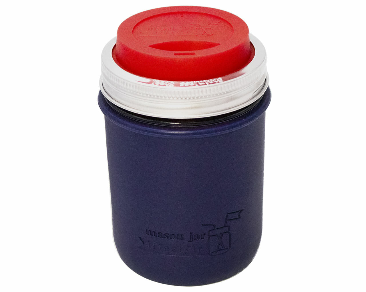 Silicone Sleeve for Wide Mouth Pint 16oz Mason Jars