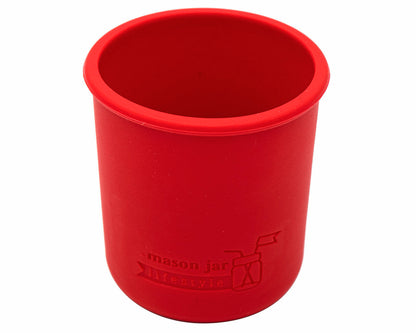 Silicone Sleeve for Wide Mouth Pint 16oz Mason Jars