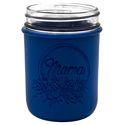 Laser Engraved Silicone Mason Jar Sleeves for Mom