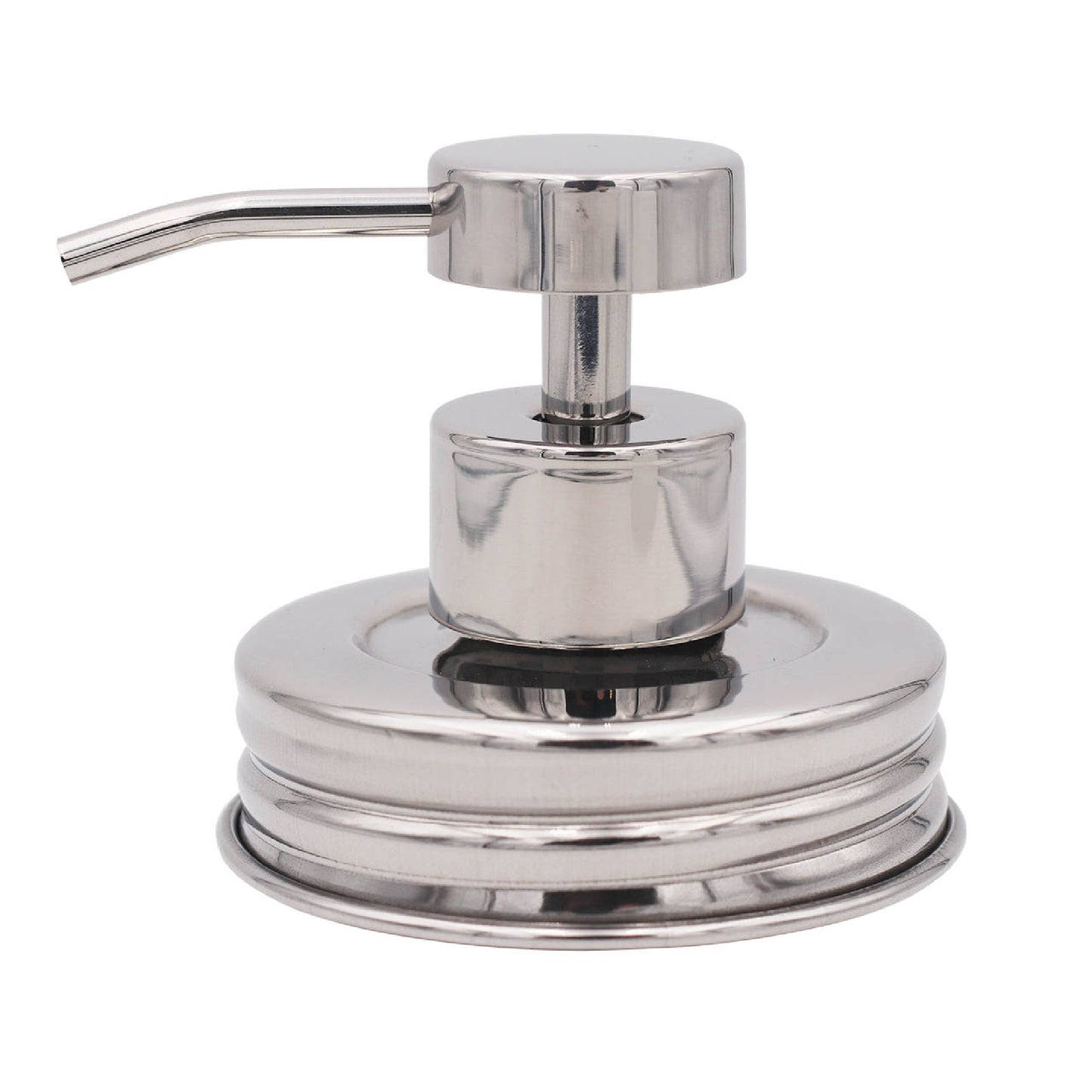 Mirror / Chrome Soap Pump Dispensers for Mason Jars