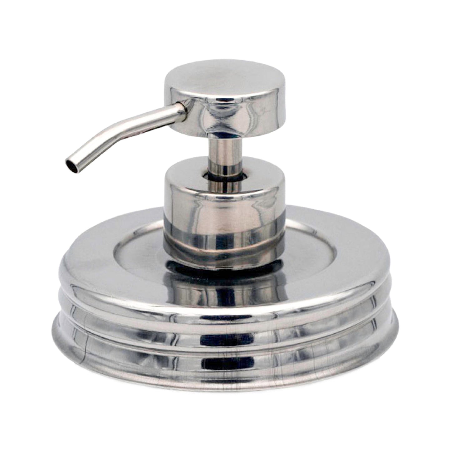 Mirror / Chrome Soap Pump Dispensers for Mason Jars
