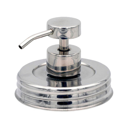 Mirror / Chrome Soap Pump Dispensers for Mason Jars
