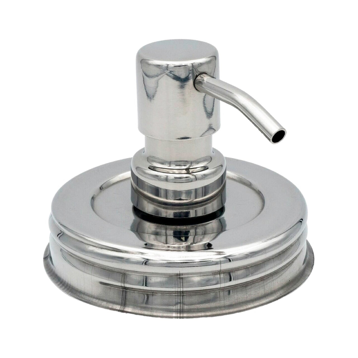Mirror / Chrome Soap Pump Dispensers for Mason Jars