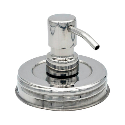 Mirror / Chrome Soap Pump Dispensers for Mason Jars