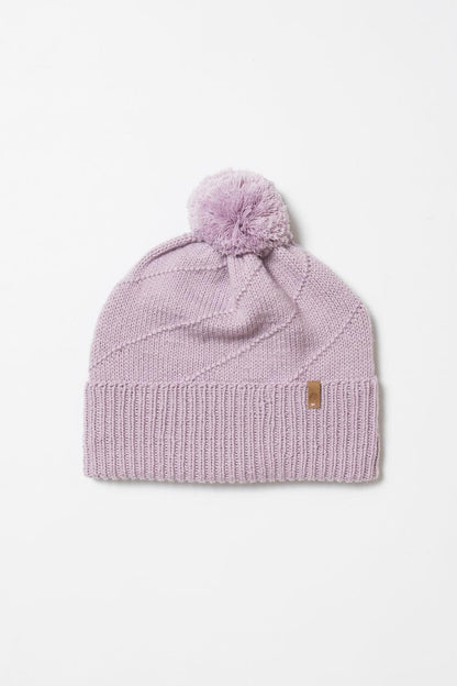 Merino Pom Pom Hat
