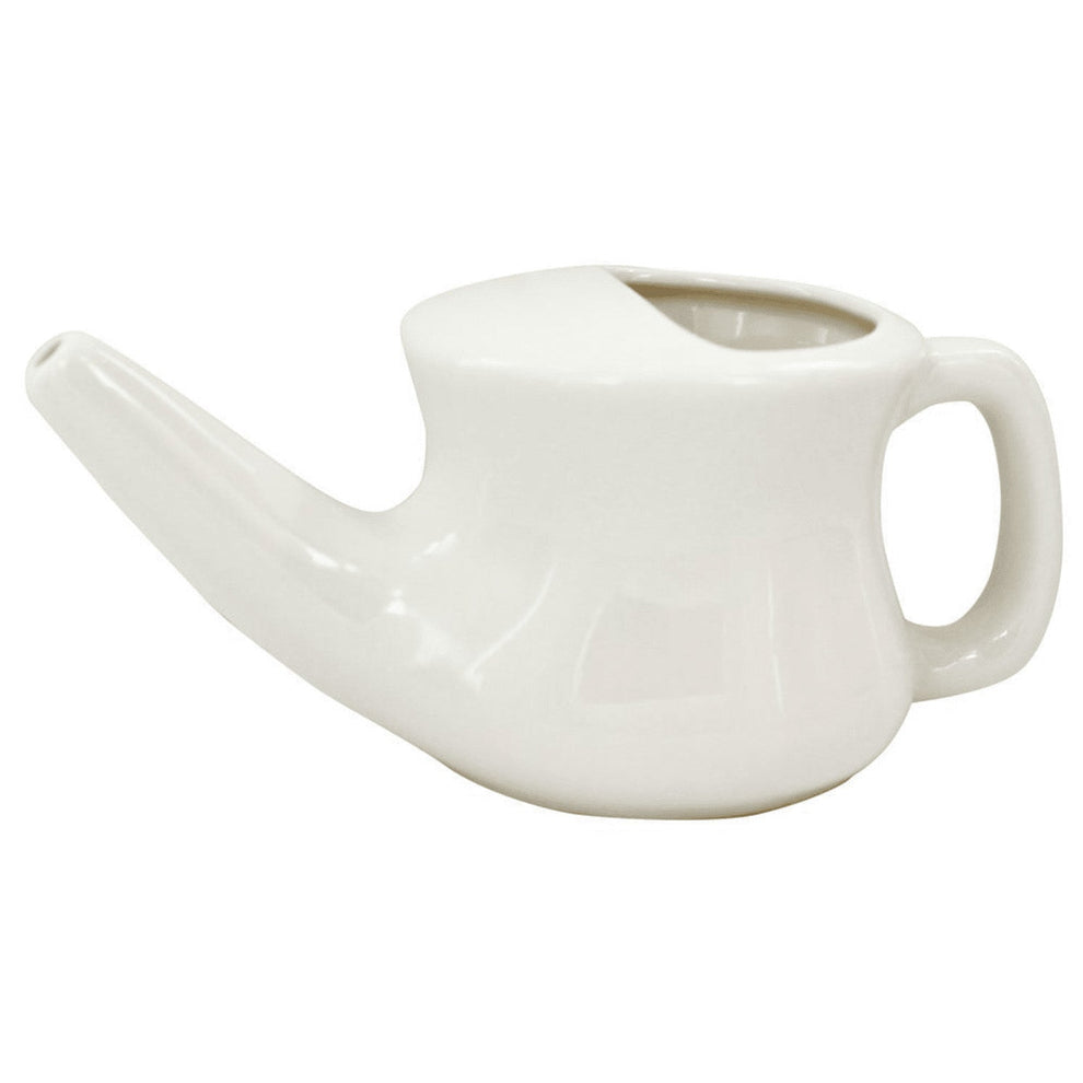 Ceramic Neti Pot: Ayurvedic Nasal Cleansing Tool for Sinus Health ...