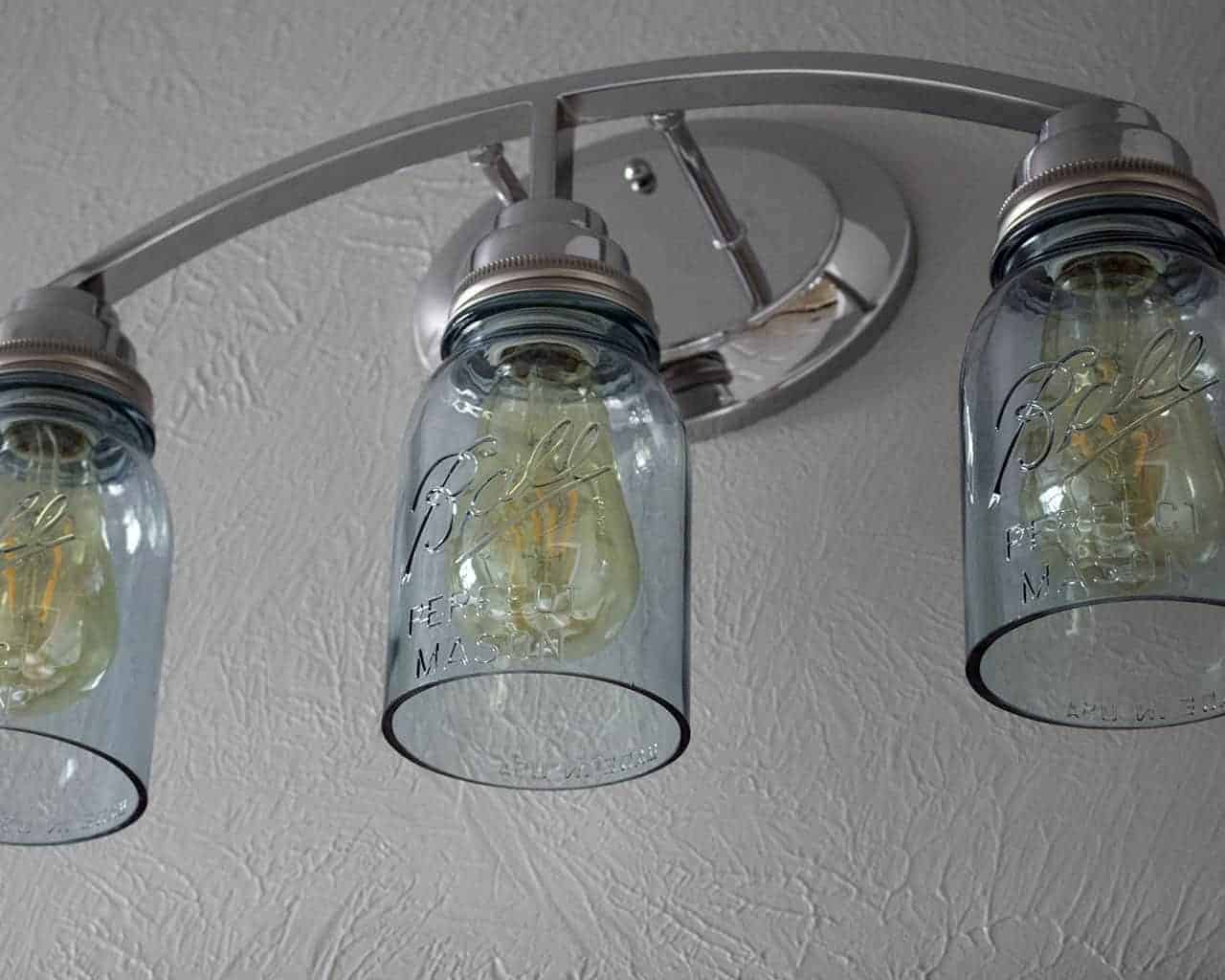 Hand-Cut Open Bottom Mason Jars for DIY Lighting, Pendants, & Crafts