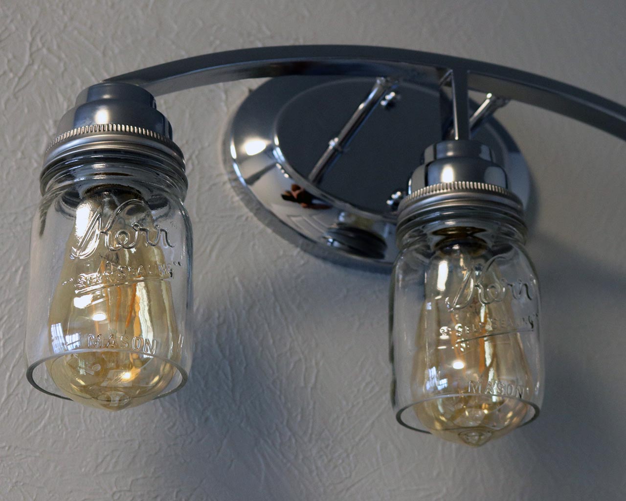 Hand-Cut Open Bottom Mason Jars for DIY Lighting, Pendants, & Crafts