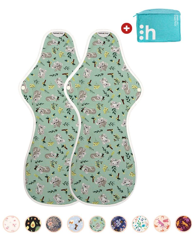 Organic Reusable Pads - 2 Super Ultra Pads