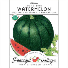 Sugar Baby Watermelon Seeds (Organic)