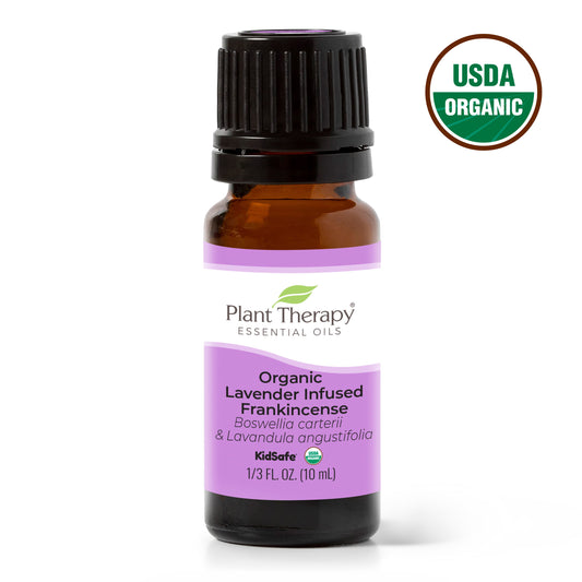 Organic Lavender Infused Frankincense Essential Oil