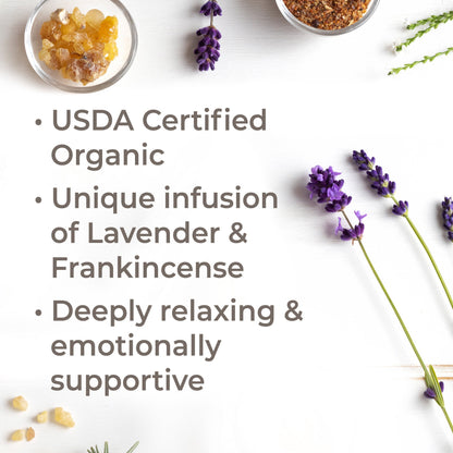 Organic Lavender Infused Frankincense Essential Oil