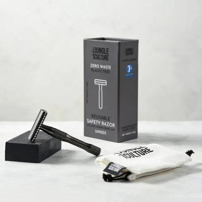 Reusable Safety Razors - Rose Gold or Black