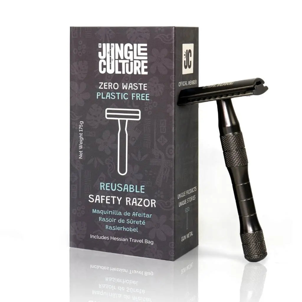 Reusable Safety Razors - Rose Gold or Black