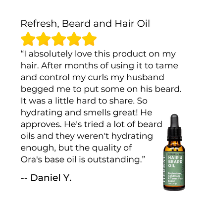 Refresh, Beard and Hair Oil