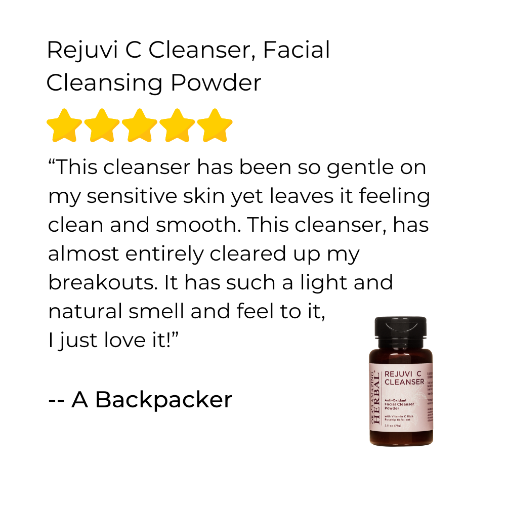 Rejuvi C Cleanser, Facial Cleansing Powder